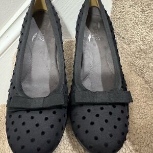 Black Bow Detail Women's Shoes